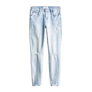 Pistola Arielle Skinny Paint Bleach Splatter Distressed Frayed Hem Jeans Size 31